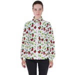 Warm Christmas  Women s High Neck Windbreaker