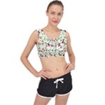 Warm Christmas  V-Back Sports Bra