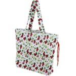 Warm Christmas  Drawstring Tote Bag