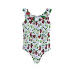 Warm Christmas  Kids  Frill Swimsuit