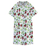 Warm Christmas  Kids  Boyleg Half Suit Swimwear