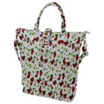 Warm Christmas  Buckle Top Tote Bag