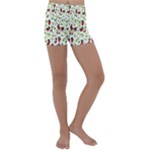 Warm Christmas  Kids  Lightweight Velour Yoga Shorts