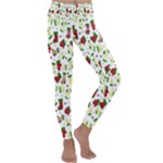 Warm Christmas  Kids  Lightweight Velour Classic Yoga Leggings