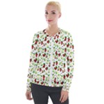 Warm Christmas  Velvet Zip Up Jacket