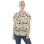 Warm Christmas  Women s Short Sleeve Pocket Shirt