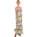 Warm Christmas  Cami Maxi Ruffle Chiffon Dress