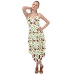 Warm Christmas  Layered Bottom Dress