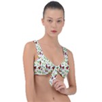 Warm Christmas  Front Tie Bikini Top