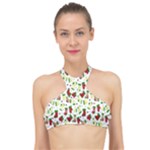 Warm Christmas  High Neck Bikini Top