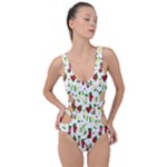 Warm Christmas  Side Cut Out Swimsuit