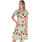 Warm Christmas  Classic Short Sleeve Dress