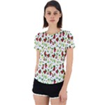 Warm Christmas  Back Cut Out Sport T-Shirt
