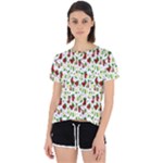 Warm Christmas  Open Back Sport T-Shirt