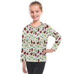 Warm Christmas  Kids  Long Mesh T-Shirt