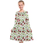 Warm Christmas  Kids  Midi Sailor Dress