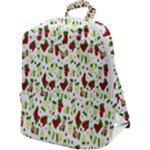Warm Christmas  Zip Up Backpack