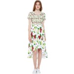 Warm Christmas  High Low Boho Dress