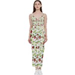 Warm Christmas  V-Neck Camisole Jumpsuit
