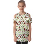Warm Christmas  Fold Over Open Sleeve Top