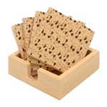 Warm Christmas  Bamboo Coaster Set