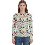 Warm Christmas  Women s Cut Out Long Sleeve T-Shirt