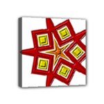 Pattern Tile Decorative Design Star Mini Canvas 4  x 4  (Stretched)
