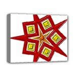Pattern Tile Decorative Design Star Deluxe Canvas 14  x 11  (Stretched)