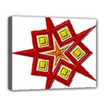 Pattern Tile Decorative Design Star Deluxe Canvas 20  x 16  (Stretched)