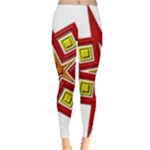 Pattern Tile Decorative Design Star Everyday Leggings 