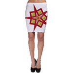 Pattern Tile Decorative Design Star Bodycon Skirt
