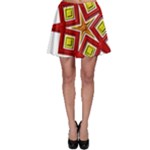 Pattern Tile Decorative Design Star Skater Skirt