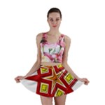 Pattern Tile Decorative Design Star Mini Skirt