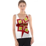 Pattern Tile Decorative Design Star Women s Basic Tank Top