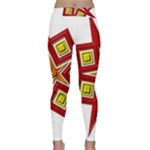 Pattern Tile Decorative Design Star Classic Yoga Leggings