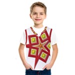 Pattern Tile Decorative Design Star Kids  Basketball Tank Top