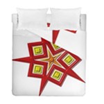 Pattern Tile Decorative Design Star Duvet Cover Double Side (Full/ Double Size)