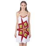 Pattern Tile Decorative Design Star Camis Nightgown 