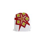 Pattern Tile Decorative Design Star Drawstring Pouch (XS)