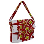 Pattern Tile Decorative Design Star Buckle Messenger Bag