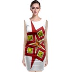 Pattern Tile Decorative Design Star Classic Sleeveless Midi Dress
