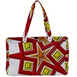 Pattern Tile Decorative Design Star Canvas Work Bag