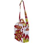 Pattern Tile Decorative Design Star Crossbody Day Bag