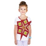 Pattern Tile Decorative Design Star Kids  One Piece T-Shirt