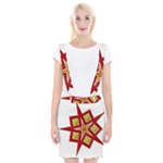 Pattern Tile Decorative Design Star Braces Suspender Skirt
