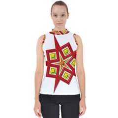 Mock Neck Shell Top 