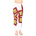 Pattern Tile Decorative Design Star Kids  Leggings