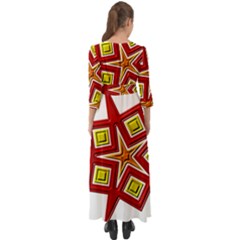 Button Up Boho Maxi Dress 