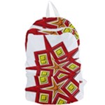 Pattern Tile Decorative Design Star Foldable Lightweight Backpack