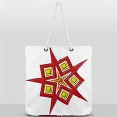 Full Print Rope Handle Tote (Large) 
